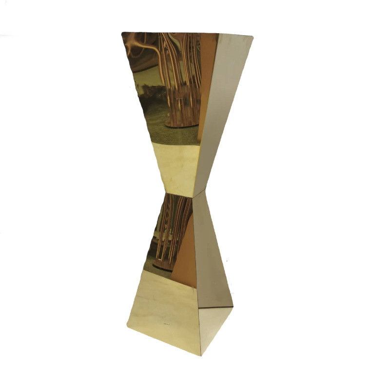Wedding Table Centerpieces Stainless Steel Flower Stands Vases Road Lead Party Decoration