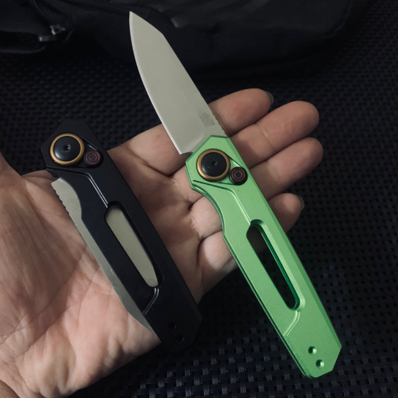 KS 7550 Folding Knife CPM-154 Blade T6 Aviation Aluminum Handle Outdoor Camping Hunting Pocket EDC Knife