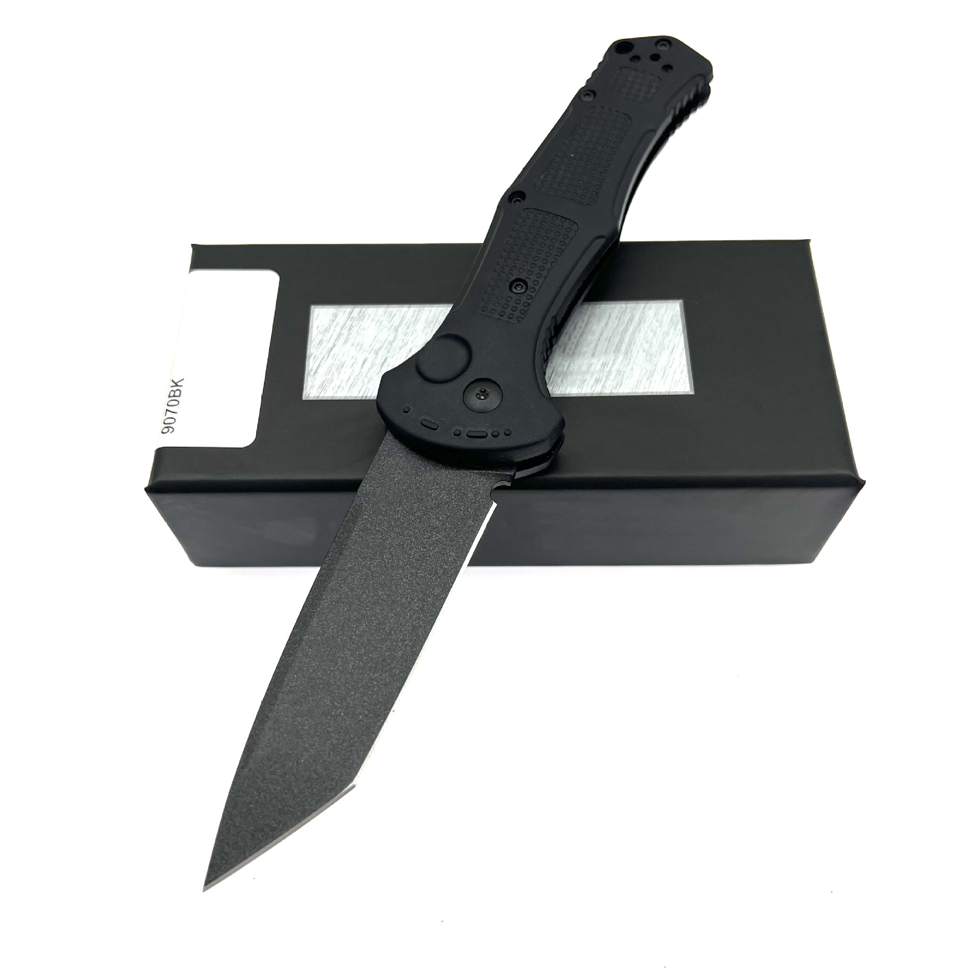 9070 Folding Pocket Knife D2 Blade Nylon Fiber Handle Camping Outdoor Hunting Self-defense Portable EDC Utility Knives Tools