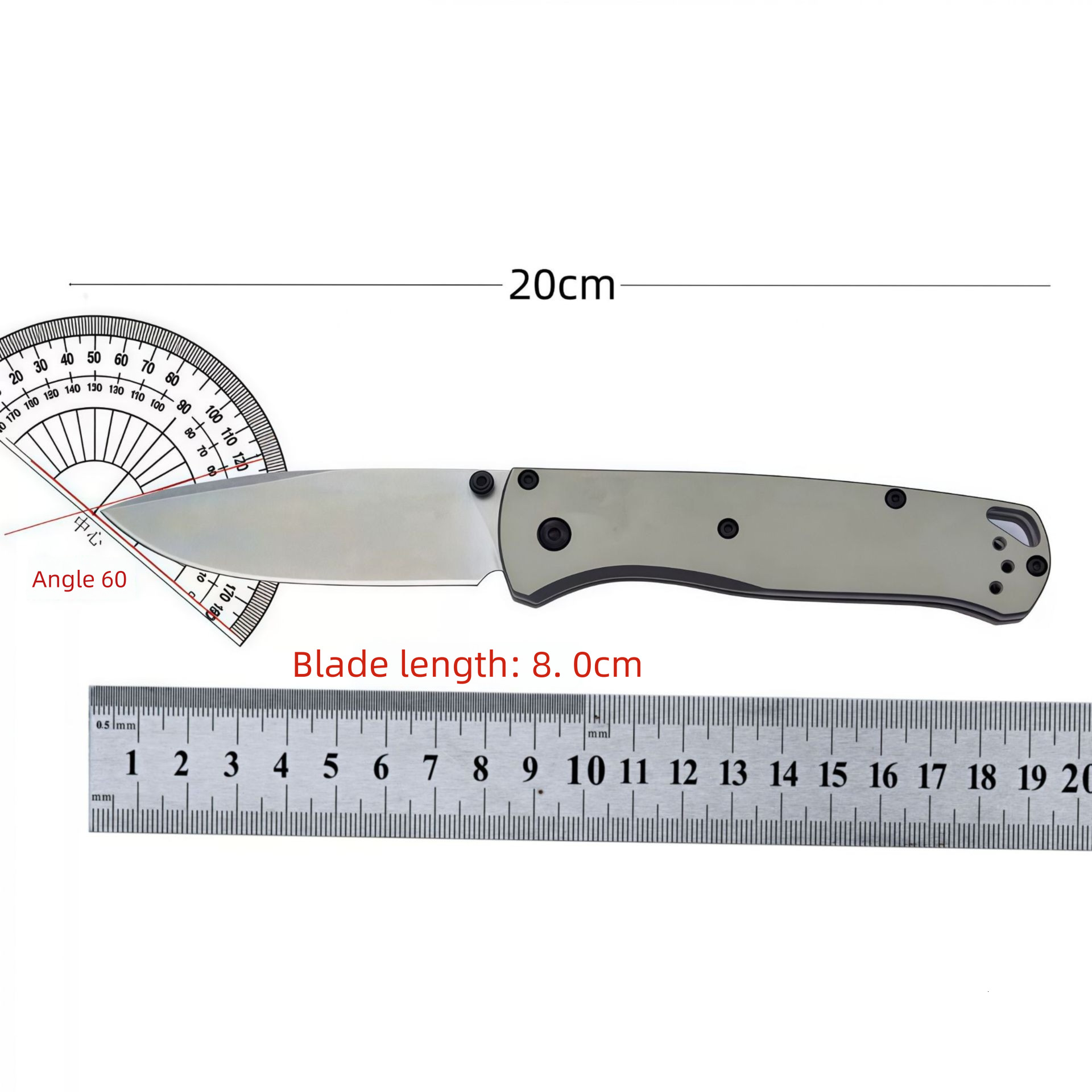 BM Mini 533-TI Damascus Titanium alloy Handles Bugout Folding Knife Outdoor camping hunting pocket EDC utility KNIVES