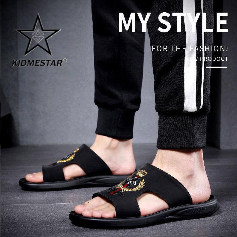 2026 Summer New Men's Luxury Home Comfort Slippers - Large Size - High-end Fashion Trend - Breathable - Simple Design - Outdoor Anti-slip - Beach