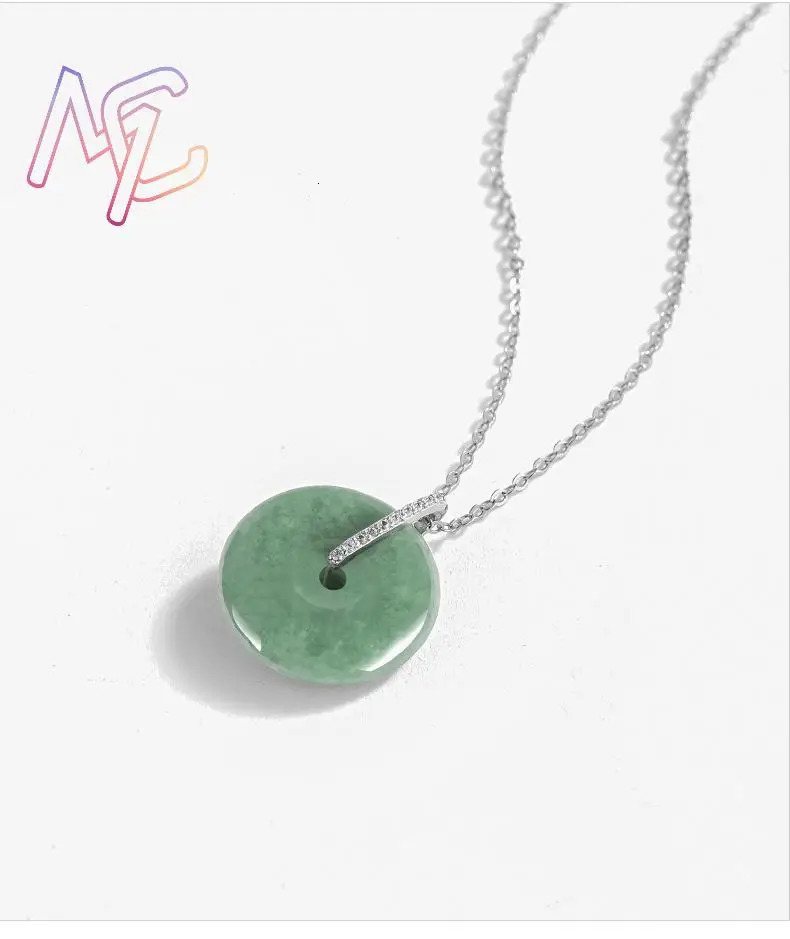 Myanmar Jadeite Snake Cross Pendant Necklace Burmese Jade Charm Fashion Accessories Vintage y Lucky Jewelry 260427