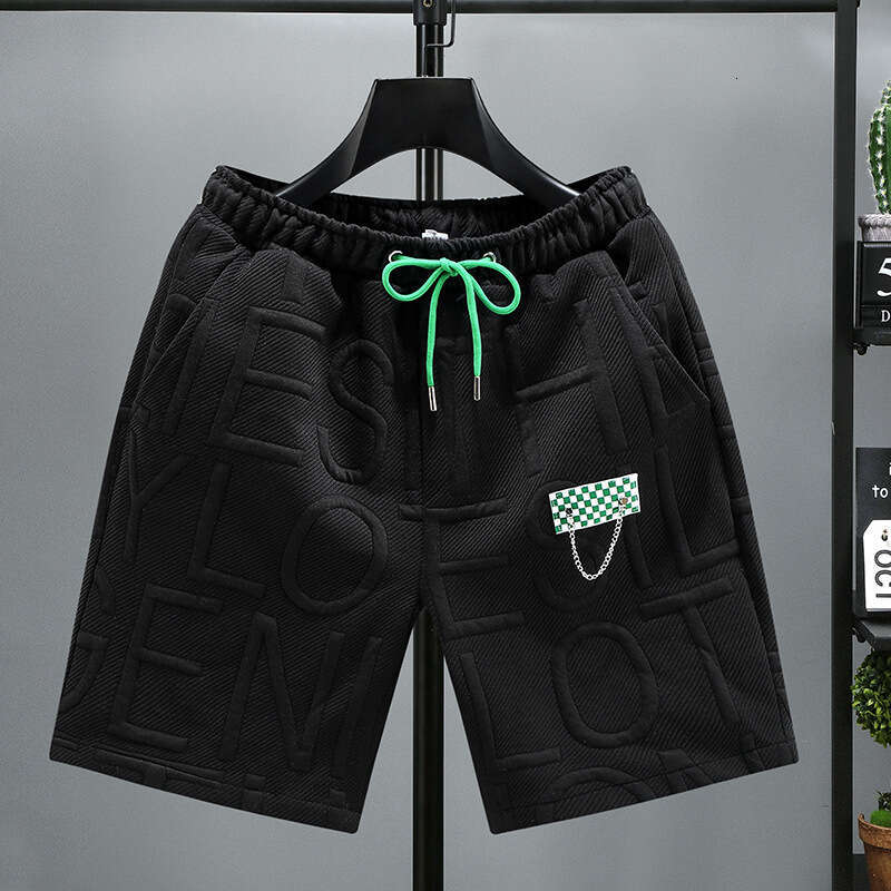 designer shorts Plus Size Summer Loose Men's Trendy Fashion Five-Point Beach Shorts Casual Mid-Length Wholesale essential shorts Beach shorts