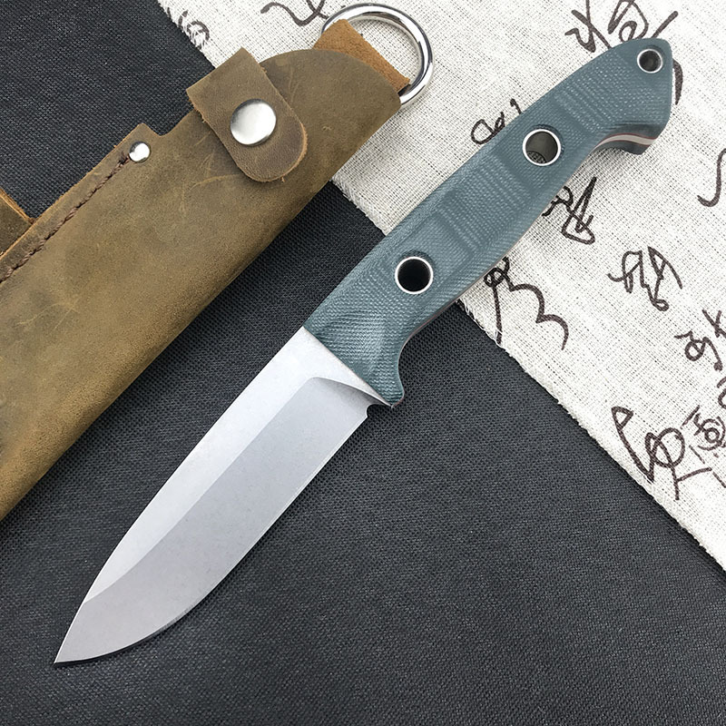 BM 162 Buschcrafter Fixed Blade Knife S30V Blade G10 Handle with Sheath Wilderness EDC Survival Rescue Hunting Knives