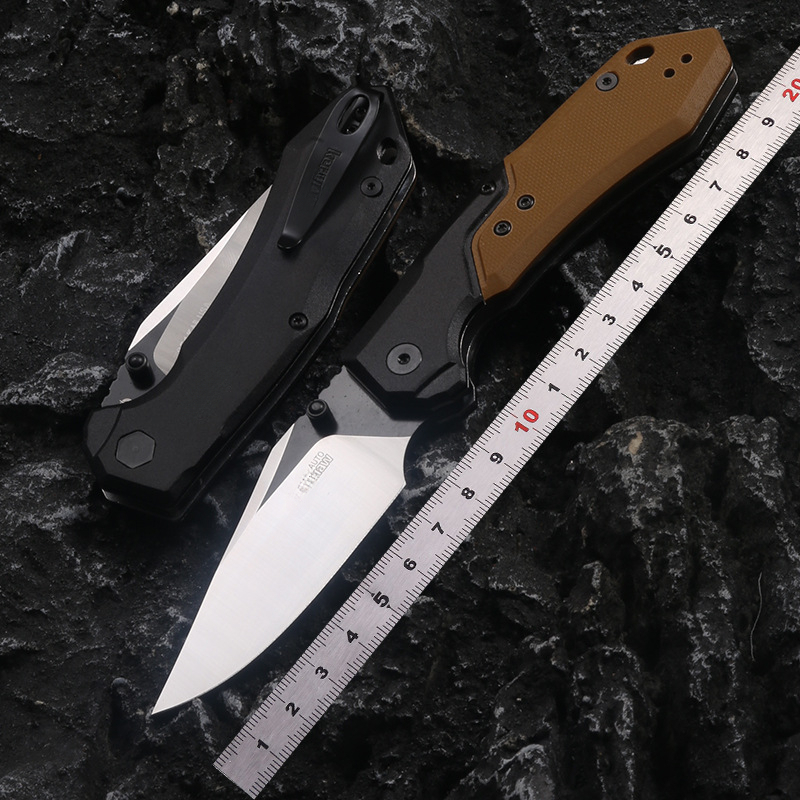 7851 New High-Quality Multi-Function Folding Pocket Knife, D2 Steel Blade, Aluminum Handle, Outdoor Camping and Fishing Knife