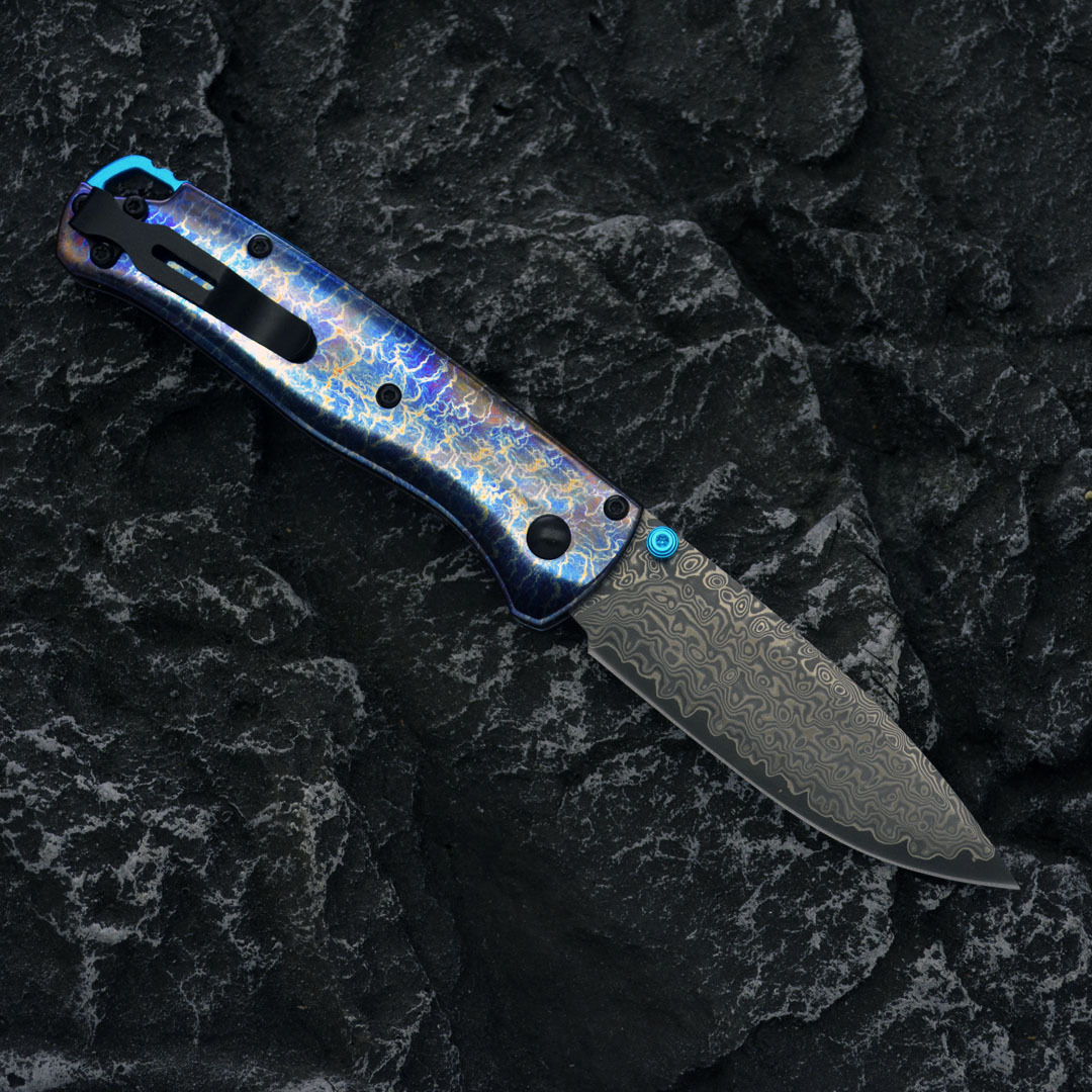 New BM535 Burn titanium Folding Knife Tactical Combat Outdoor portable EDC Pocket Knife Hand Tool 2026 Gift