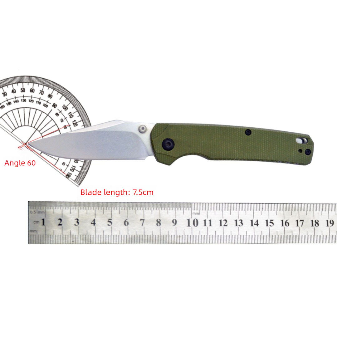 6106 High Hardness EDC Folding Knife 8Cr13Mov Blade Lightweight Durable Knives New Style Fruit Knives Camping Hunting Tool