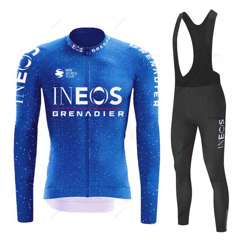 Ineos Grenadier Autumn Cycling Jersey Set Ropa Ciclismo Spring Long Sleeve Bicycle Clothing MTB Bicicleta Maillot Bike Culotte 260427