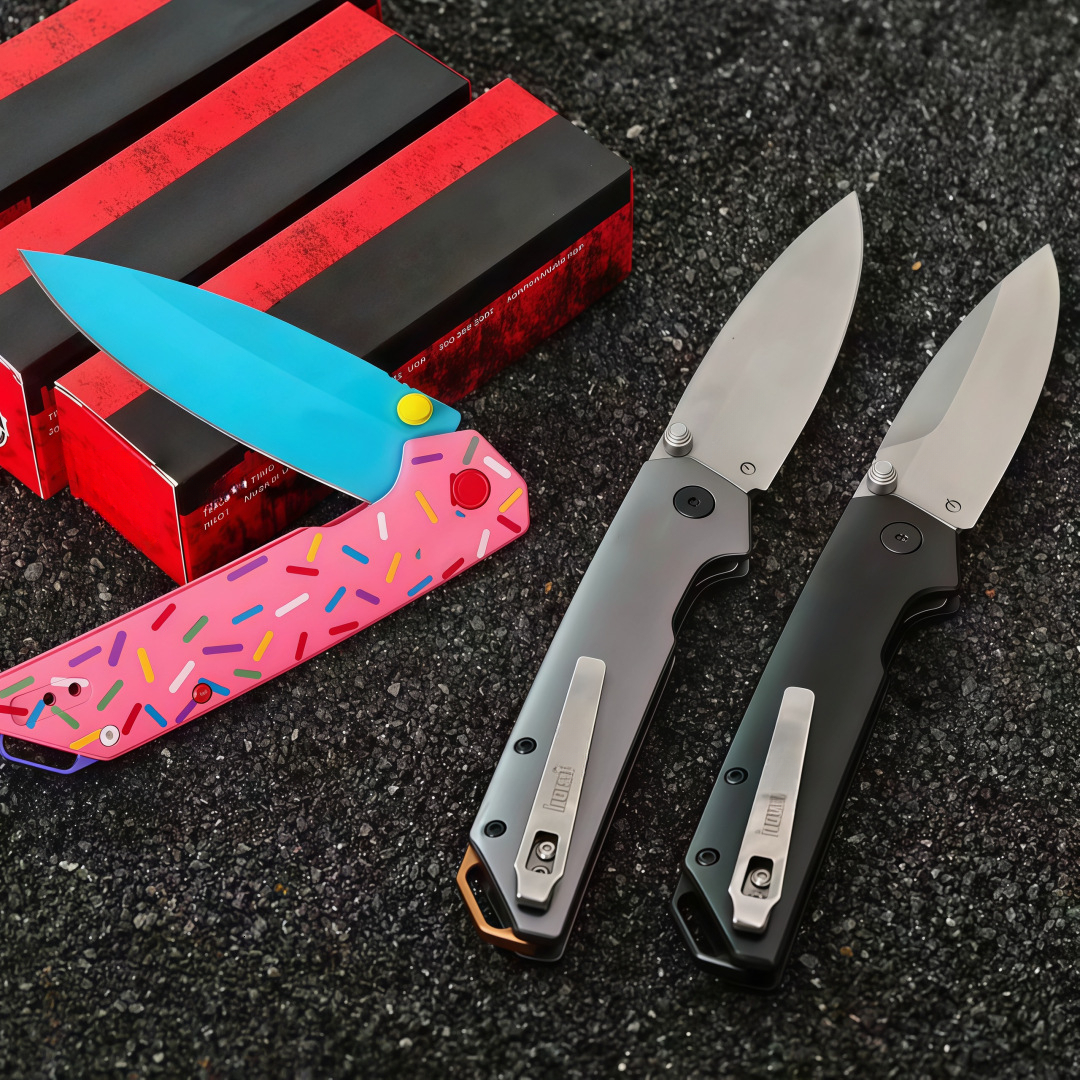 2308R Folding Knife Sharp D2 Blade Aviation Aluminum Handle Portable Hiking Camping Outdoor Knife EDC Cutting Hunting Pocket Survival Knife