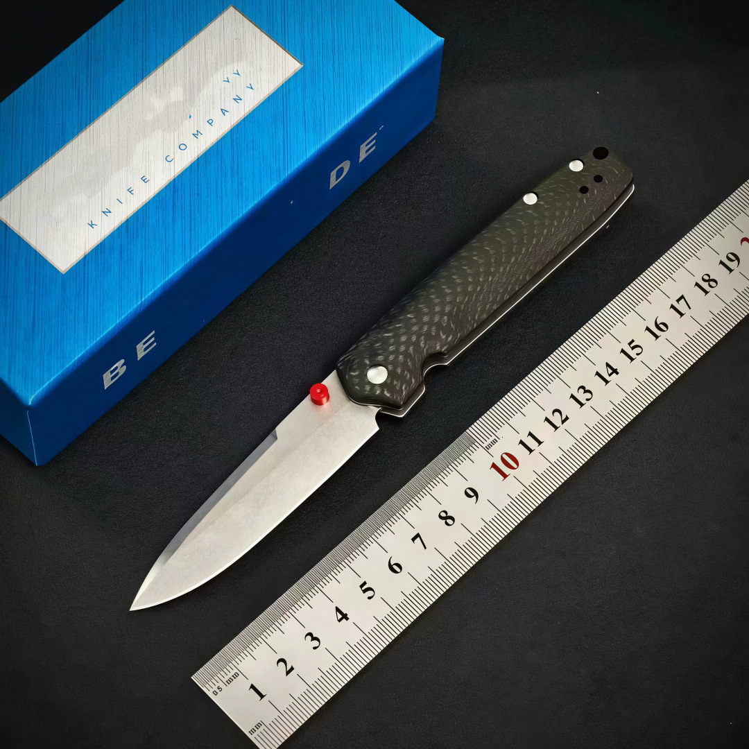 BM KNIVES 485 Valet Carbon Fiber Folding Knife Outdoor Camping Hunting Pocket EDC Tool KNIVES
