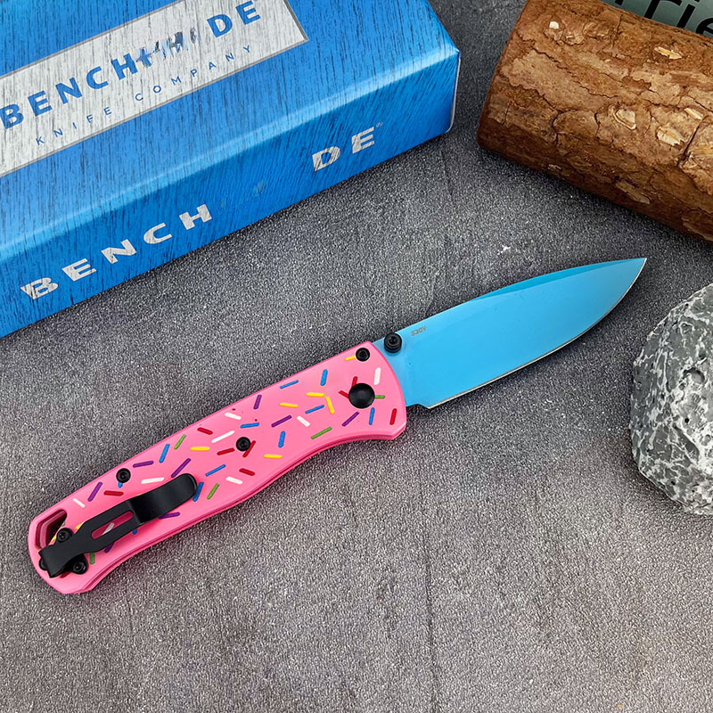 BM535 Donut Bearing Aluminium Alloy Handle Outdoor Convenient Camping Field Pocket EDC Fruit Knife