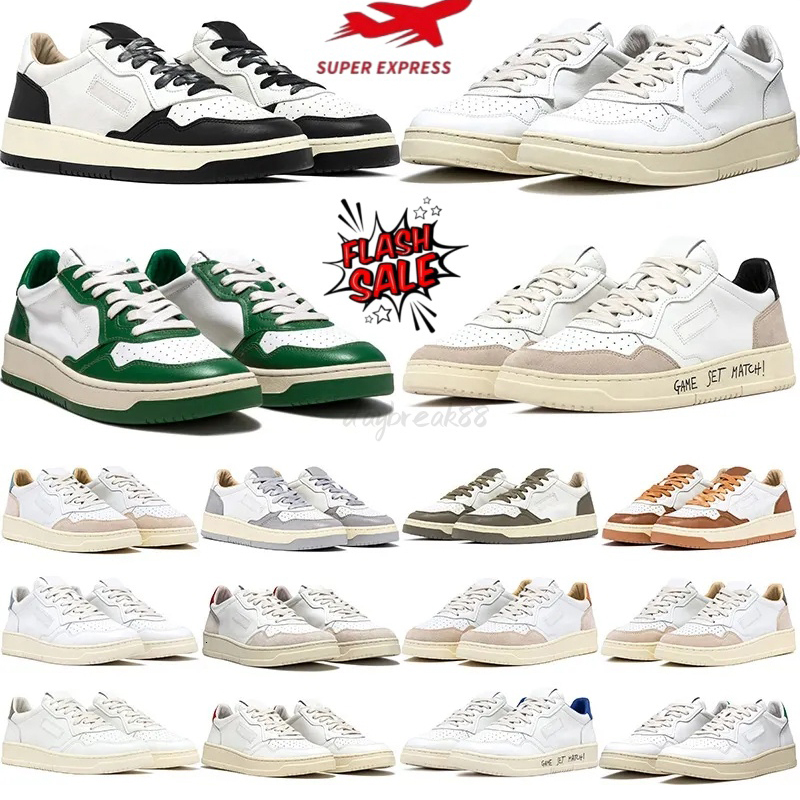 mens designer casual shoes Action Two-Tone Leather Suede Low Platform sneaker medalist sneakers panda pink men womens outdoor sport trainers 01