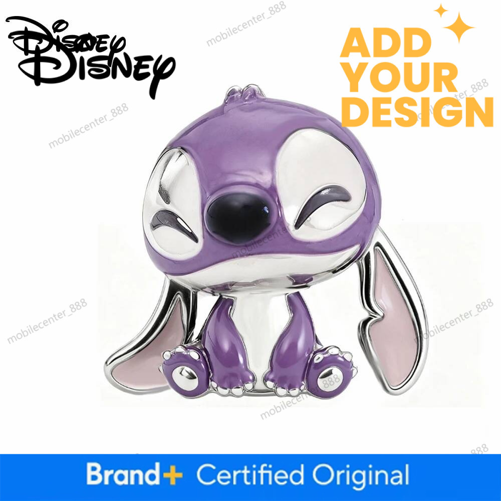 Designer Disney Jewelry 925 Silver Disney 2026 New Lilo & Stitch Charms Pendant Fit For Necklace Bracelet DIY Birthday Festivals Fine Women's Par - view 4