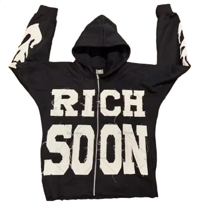 Y2K Casual applique Hooded Printed Sweatshirts for Women Unisex 90s tops couple Hoodie Pattern Sweatshirt Retro Street Clothing 250220