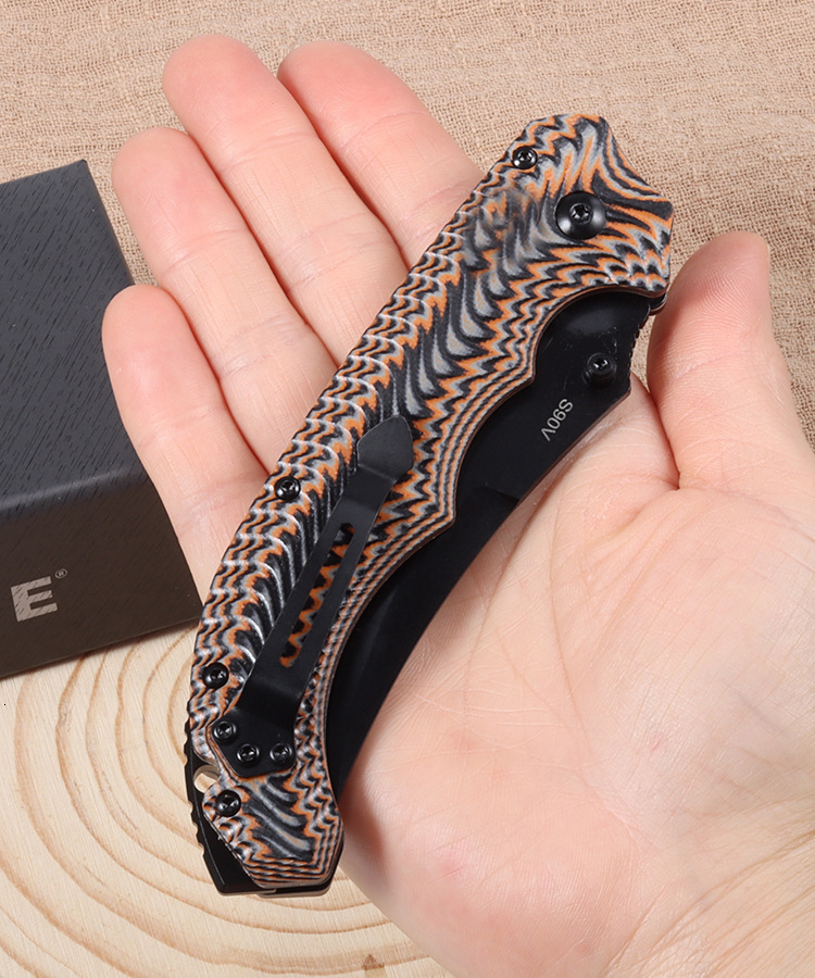 BM Mini Bedlam 865 Tactical Folding Claw Knife D2 Blade G10 Handle Portable Outdoor Utility Knife with Hunting Function