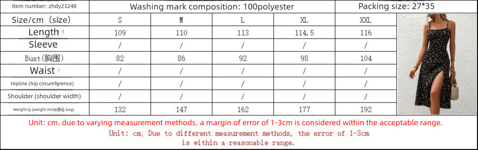 Ladies Sexy Red Polka Dot Split ral Suspender Summer New Side Slits Slim Waist Holiday Party Dress Maxi Wraped Dresses ddmySept