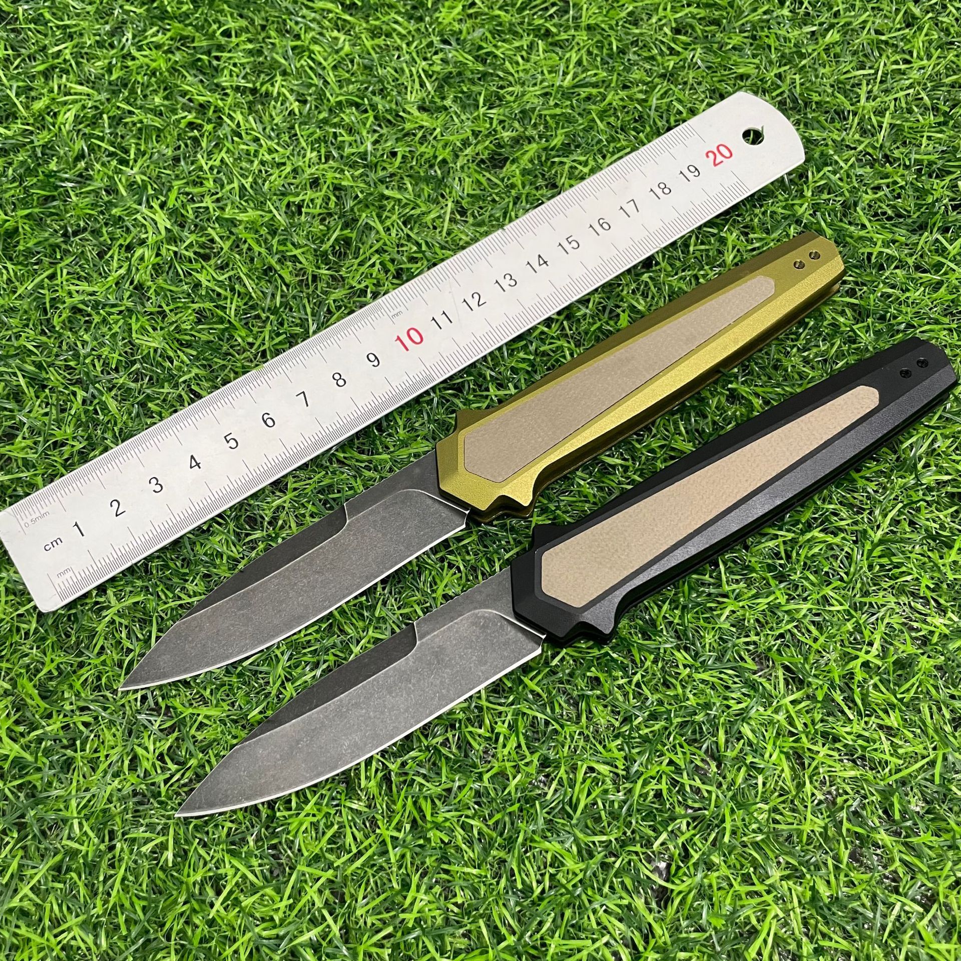 KS7950 outdoor folding knife D2 steel camping hunting survival knife aluminum handle EDC utility tool