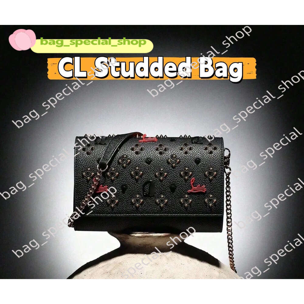 Louboutinbag Red Luxury Crossbody CL Purse 2026 Designer Bags Tote Handbag Designer Rivet Purse Bags For Women Shoulder Bag De Luxe Cristian Loubitin Purse 9F3