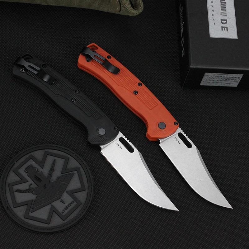 NEW BM 15535 Pocket Knife CPM154 Blade PEI Handle Fast Opening Outdoor Camping Tactical Survival Folding Knives EDC Tool