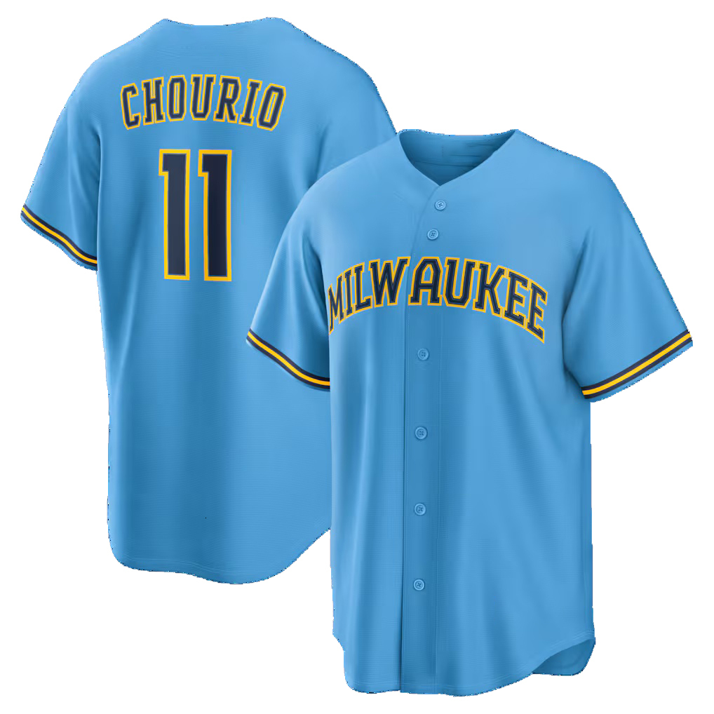 2026 Brewers Baseball Jersey Christian Yelich Jackson Chourio Jacob Misiorowski William Contreras Sal Frelick Brice Turang Joey Ortiz MilwaukeeJerseys