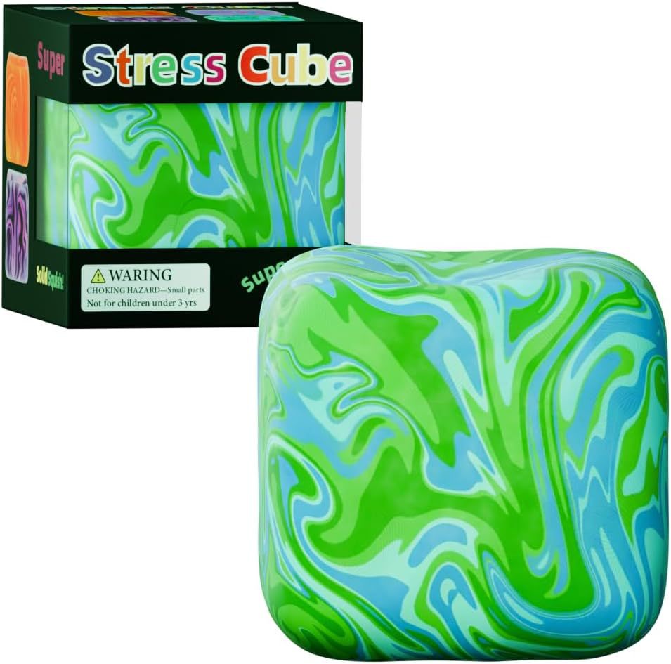 Needoh Squishy Toys Boxed Fidget Toys Needoh Nice Cube Office Stress Relief Collectible Sensory Toy for Kids Adult Gift