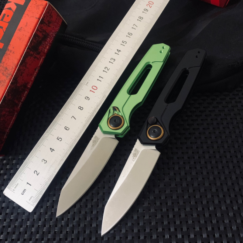 KS 7550 Folding Knife CPM-154 Blade T6 Aviation Aluminum Handle Outdoor Camping Hunting Pocket EDC Knife