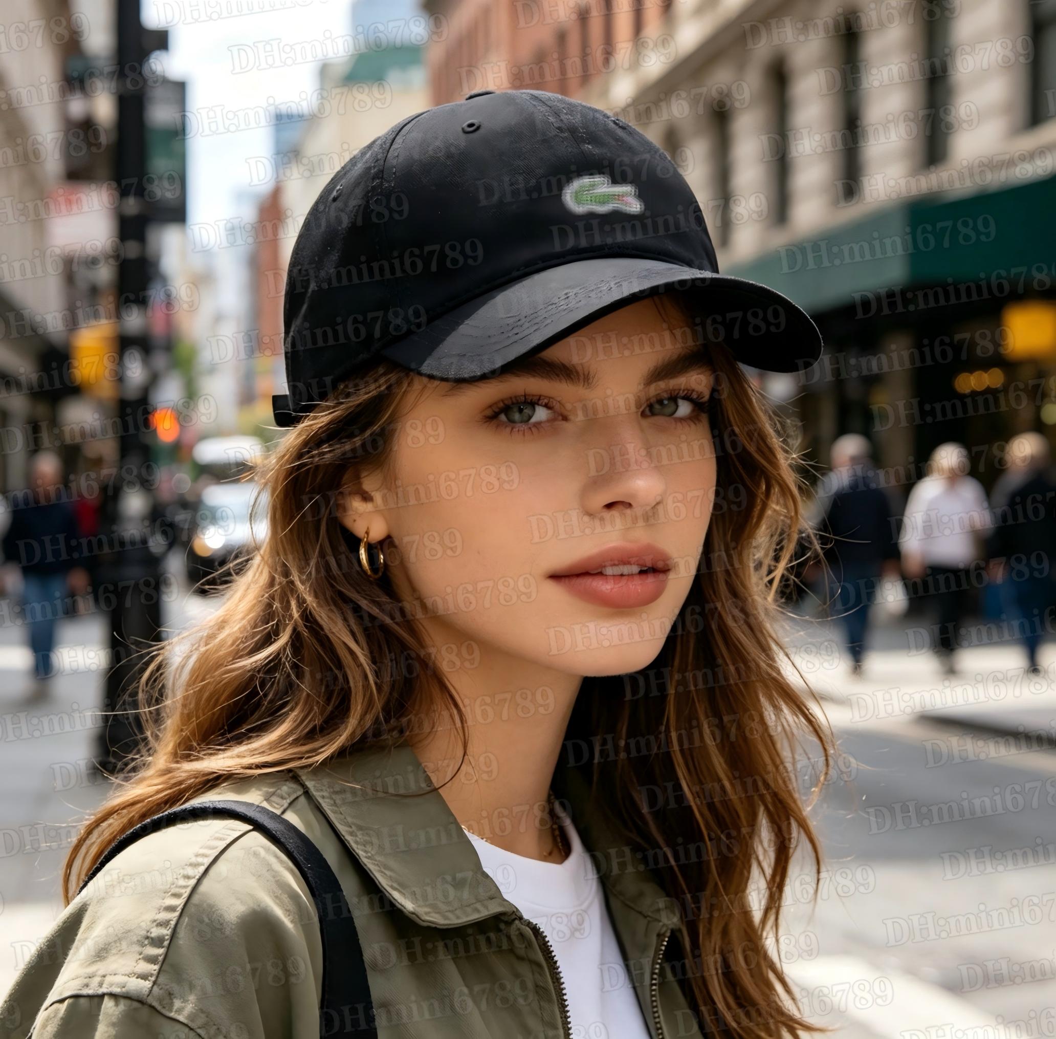 Lacotses Crocodile hat Cap Baseball Hat France Brand Cap Summer Men's Green Cotton Breathable Sunshade Hat Casual Sunscreen Curved Eave Ball Caps