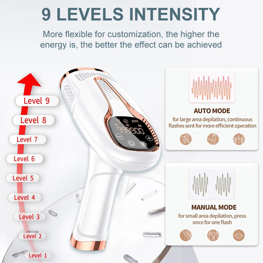 Upgraded Laser Hair Removal Cooling 3in1 At-Home Rejuvenation Remove Painless Permanent Hair Remove for Women IPL Epilator 260427 - view 6