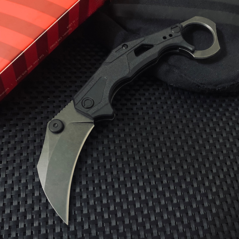 Ks2064Camping Folding Knife 8CR13 Blade G10 Handle Pocket Survival Tactical Hunting Utility Knives EDC Tools