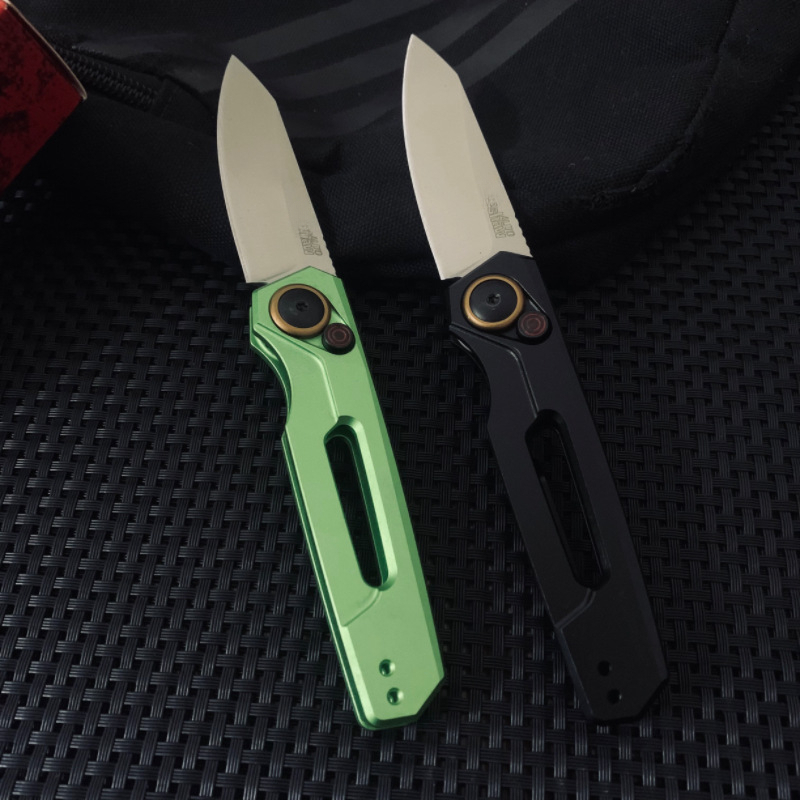 KS 7550 Folding Knife CPM-154 Blade T6 Aviation Aluminum Handle Outdoor Camping Hunting Pocket EDC Knife