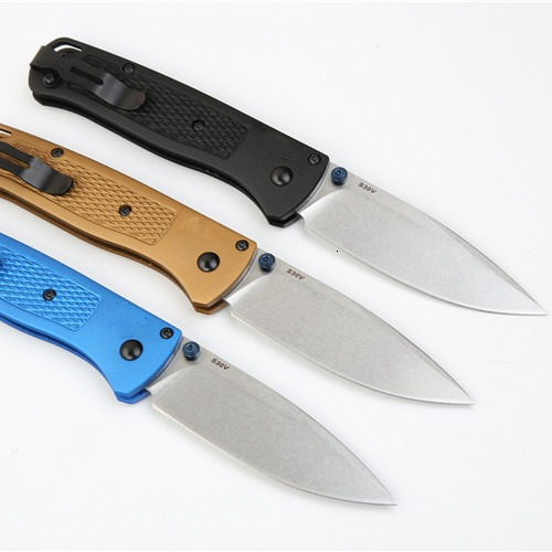 BM535 Mini Bugout EDC Munual Folding Pocket Knife Survival Tactical Knife for Men Outdoor Hunting Hand EDC Knives Utility Tools