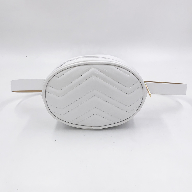 Customizable Fashion Womens Mini Waist Bag High Quality Adjustable Crossbody Bag Leather Waterproof Waist Bag Oval Bag 251224