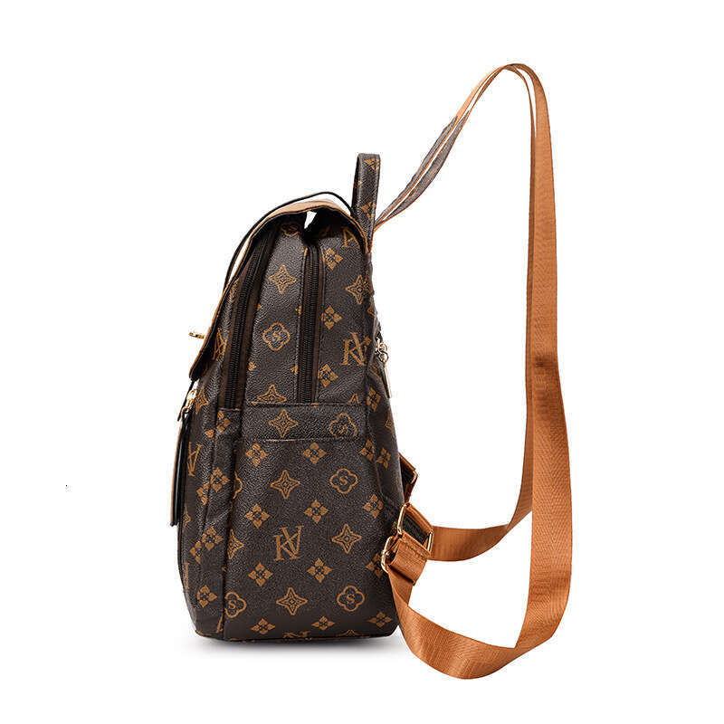 Women's New Vintage Casual Large Capacity School Bag Printed Fashion Trendy Backpack For Women