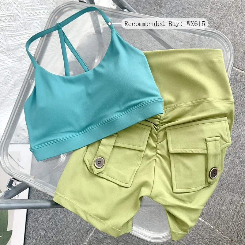 Women Yoga Shorts High Waist Workout Shorts Fitness Yoga Lift Butt Fitness Ladies Yoga Gym Running Short Pants Sportswear 260427