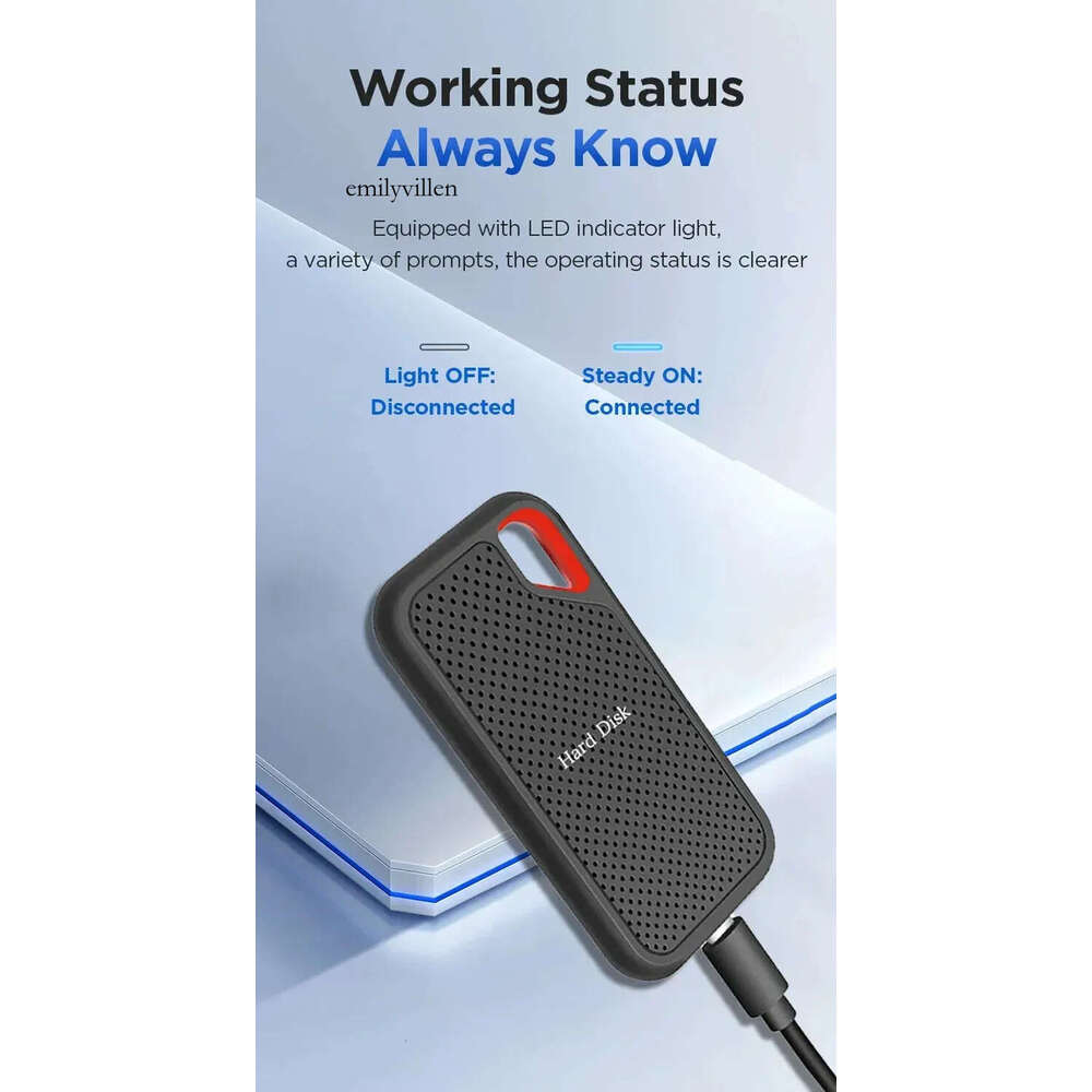 2024 High-speed 1TB USB3.1 Portable Drive SSD 2TB Original Hard External Solid State Disk for Laptop/PC 250319 - view 4