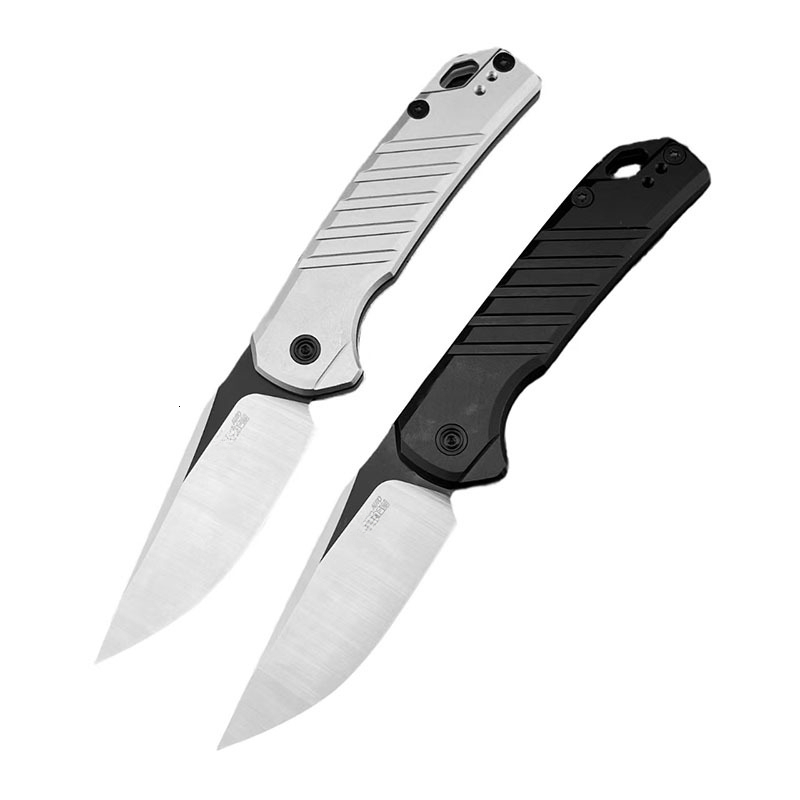 KS 7305 Outdoor Pocket Folding Knife D2 Steel Blade Aluminum Handle Everyday Carry Camping Hiking Cutting EDC Tools Men's Gift