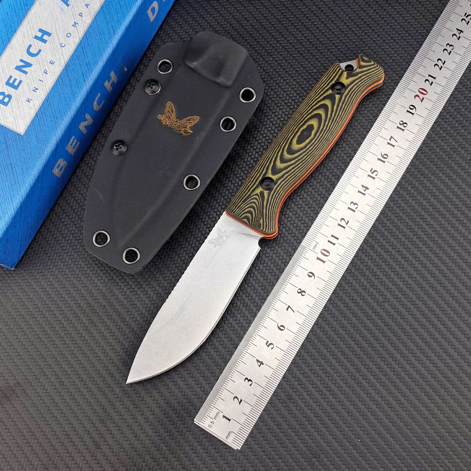 BM 15002 Portable Fixed Knife S90V Blade G10 Handle Outdoor Knife Camping Durable Portable EDC Multitool EDC Knife
