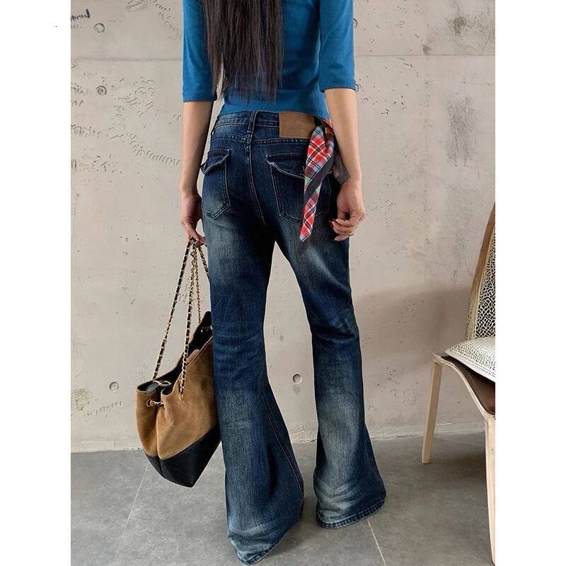 Women'sBlue Jeans Hip-hop Fashion Vintage Streetwear Y2K Wide Leg Straight High Waist Trouser Classic Baggy Denim Pants 2025 dongdumaoyi