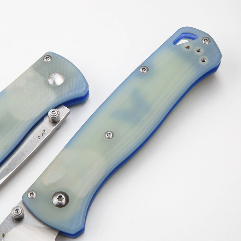 BM 535 Folding Knife 8C13Mov Blade G10 Handle Integrated Multi-purpose Kitchen Utility Knife with Blades Safety Utility