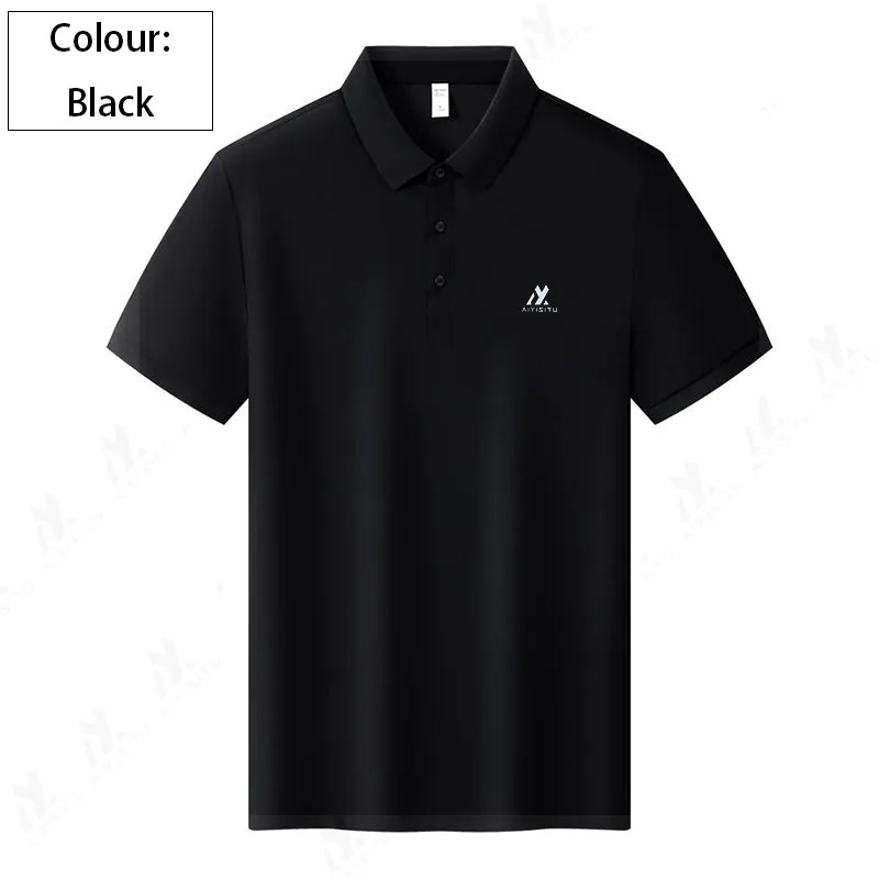 Men's designer Polo shirt - high-quality, lightweight, anti-wrinkle, suitable for outdoor travel and leisure activities.