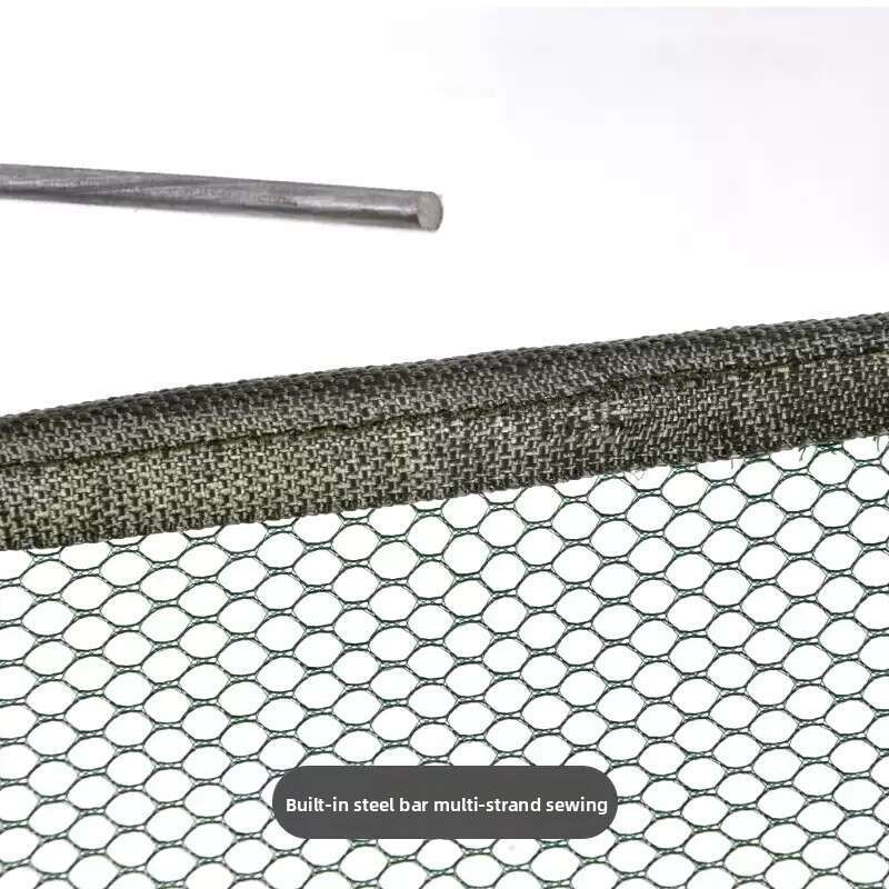 Open Foldable Fishing Cage Shrimp Crayfish Net Lift Dip Net for Outdoor Pond Lake Loach Catching