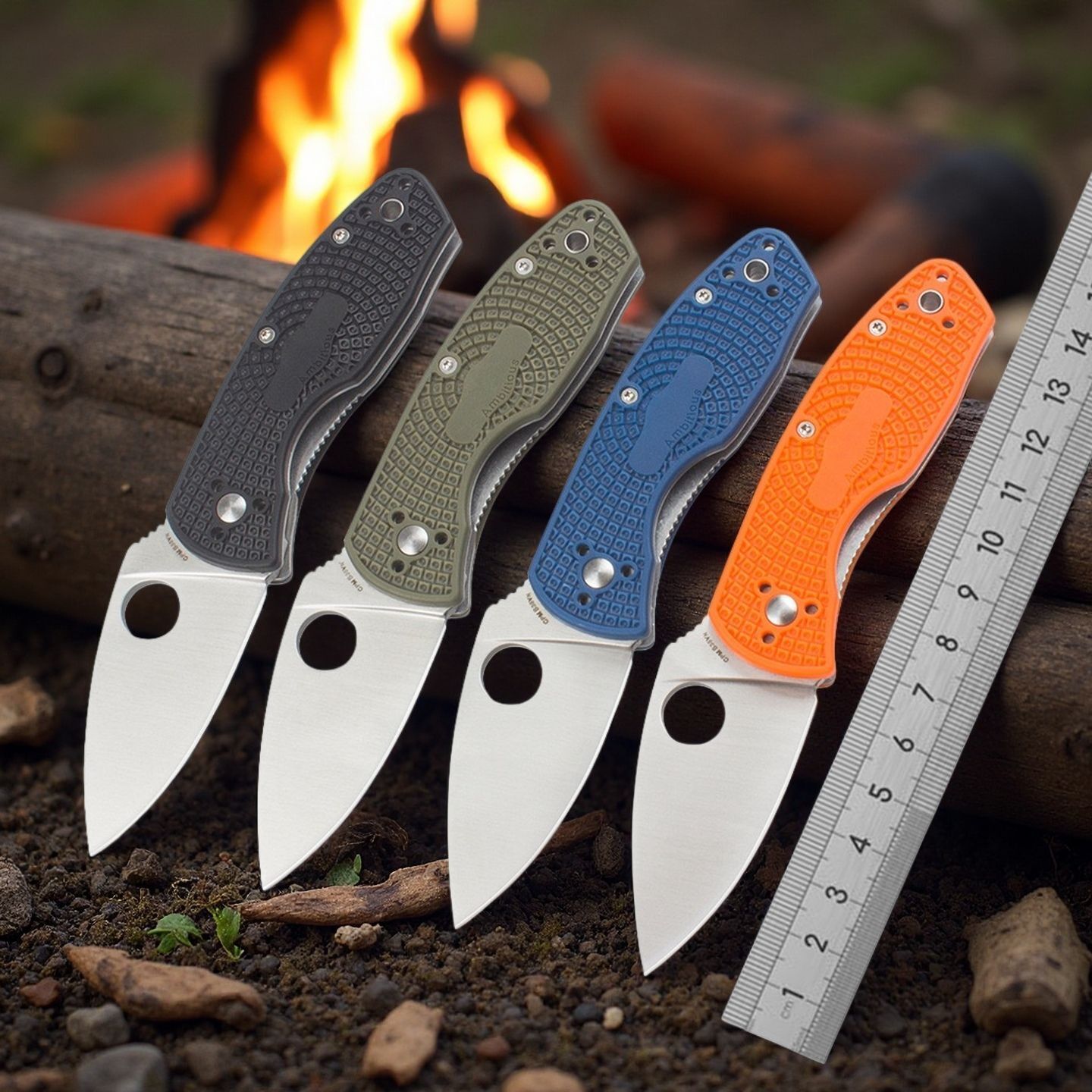 Multi Purpose Pocket Knife EDC Survival Multi Functional Outdoor Tool Linen Field Hunting Folding Knife