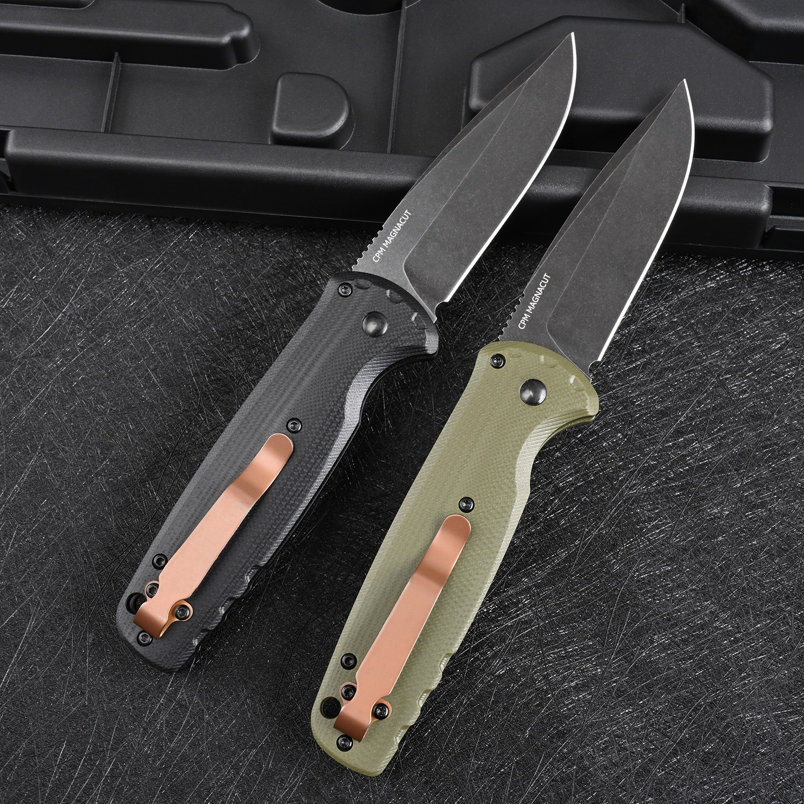 BM 4300 Folding Knife G10 Handle Wilderness Exploration, Hunting, Tactical Combat, Ergonomic Handle, EDC Multi-functional Knives