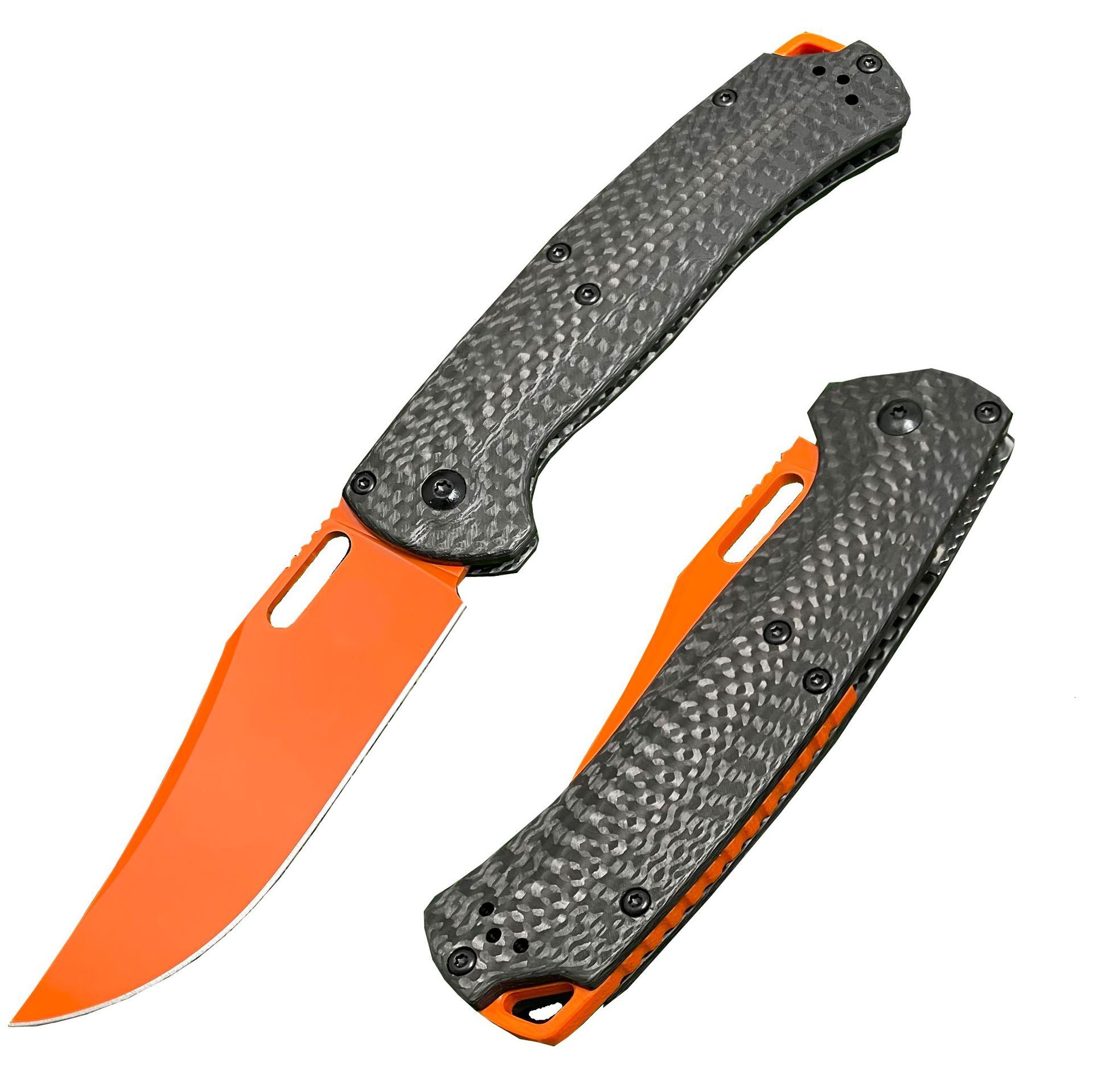 BM 15535 Knife Carbon Fiber Handle Hunting Folding Knife BENCH CPM154 Blade EDC Self Defense Pocket Multiool Knives Gitf for Men