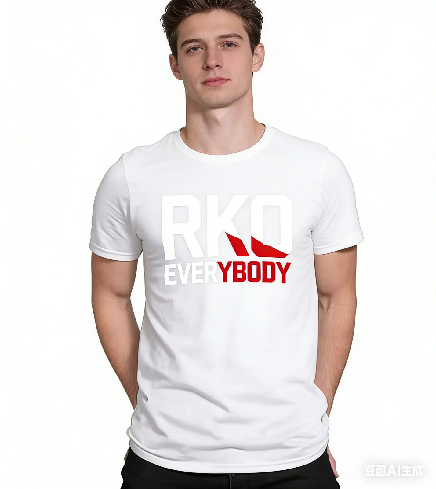 RKO Everybody Distressed Wrestling T Shirt Men Women Unisex Casual Cotton Short Sleeve Fans Graphic Tee Streetwear 260421