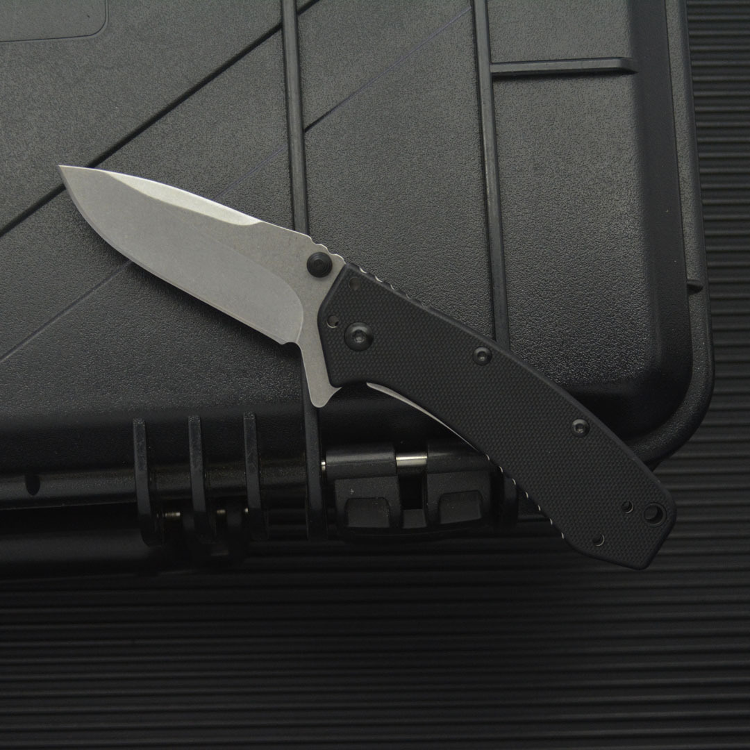 KS-1555 Folding Knife G10 Handle Pocket Knife Outdoor Camping Tool Small Knife