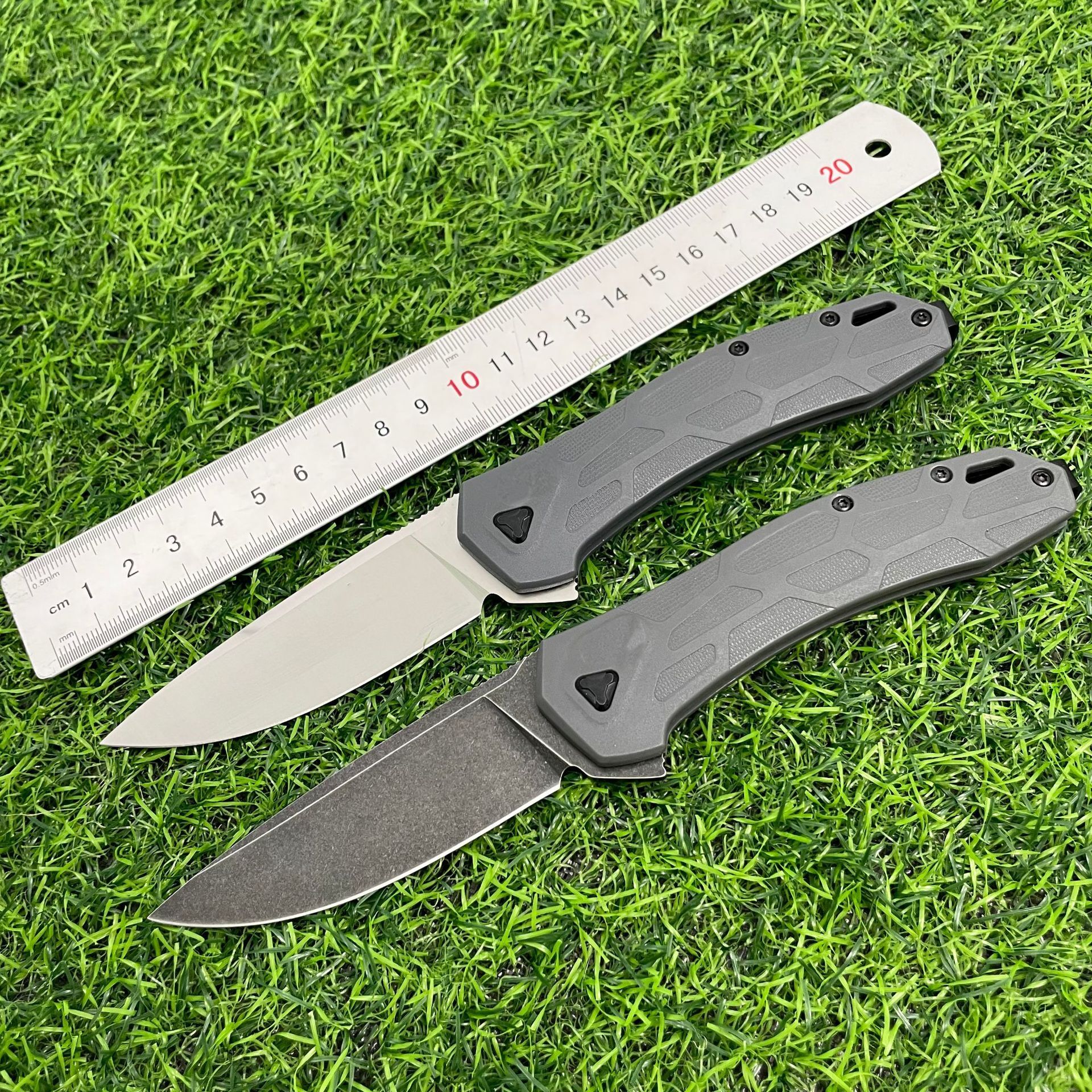 2042 Folding Pocket Knife D2 Blade Nylon Fiberglass Handle Multifunction Fruit Outdoor Camping Knife EDC Defensive Tools