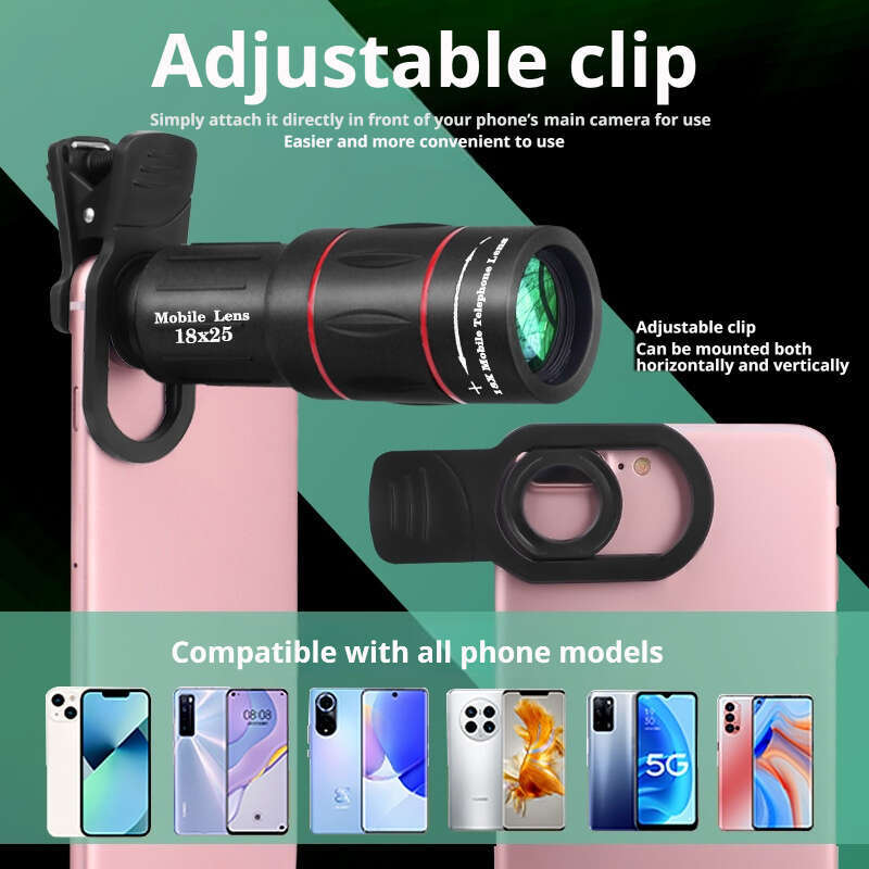 18x25 telephoto photography 18x high-definition high-power external mobile phone telescopes clip ipad camera fish eye phones zoom lens for iphone