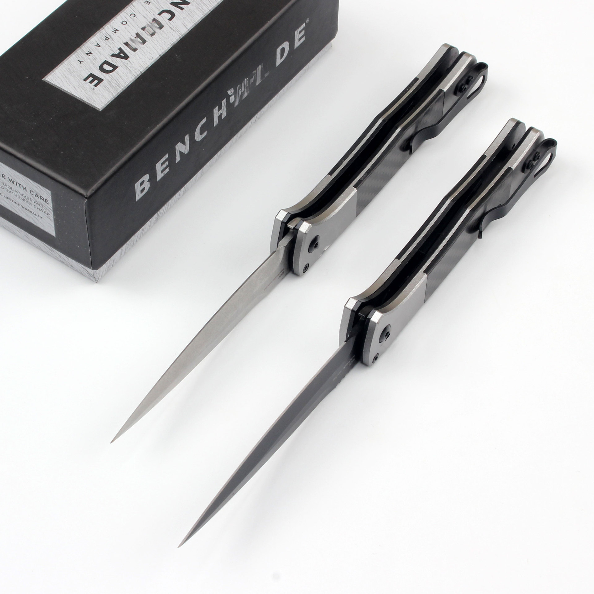 BM4170 folding knife, aviation aluminum and carbon fiber handle, suitable for camping, kitchen, daily life, men's gift