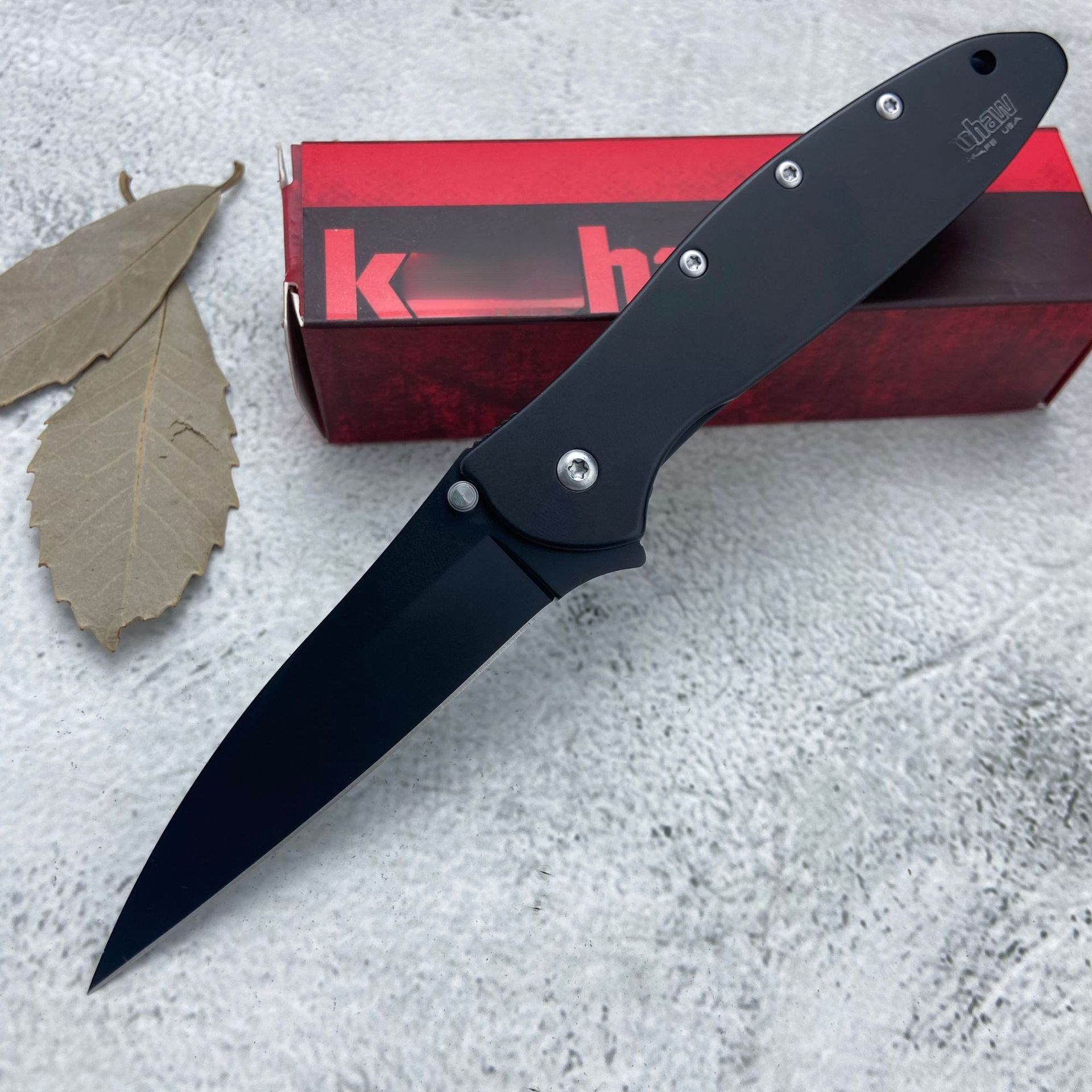 1660 Pocket Knife 14C28N Steel Treated Outdoor Tactical Camping Hiking Survival Knife Hunting Knife Escape Tool Men's Gift